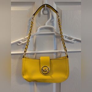 Micheal Kors Yellow Banana Bag